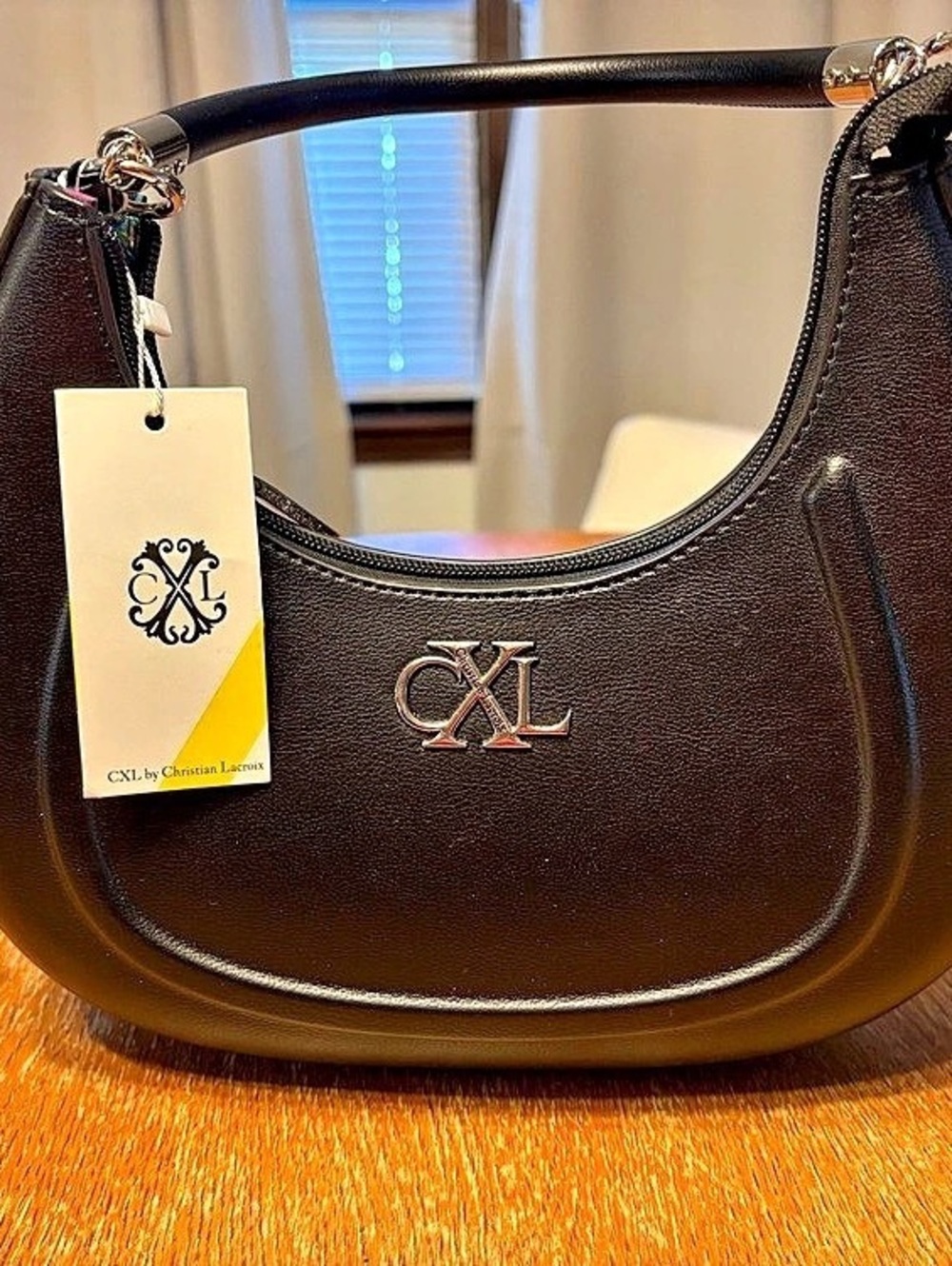 CXL by Christian Lacroix Black Shoulder Bag